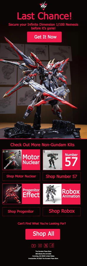 Anime Goods Email - Last Chance